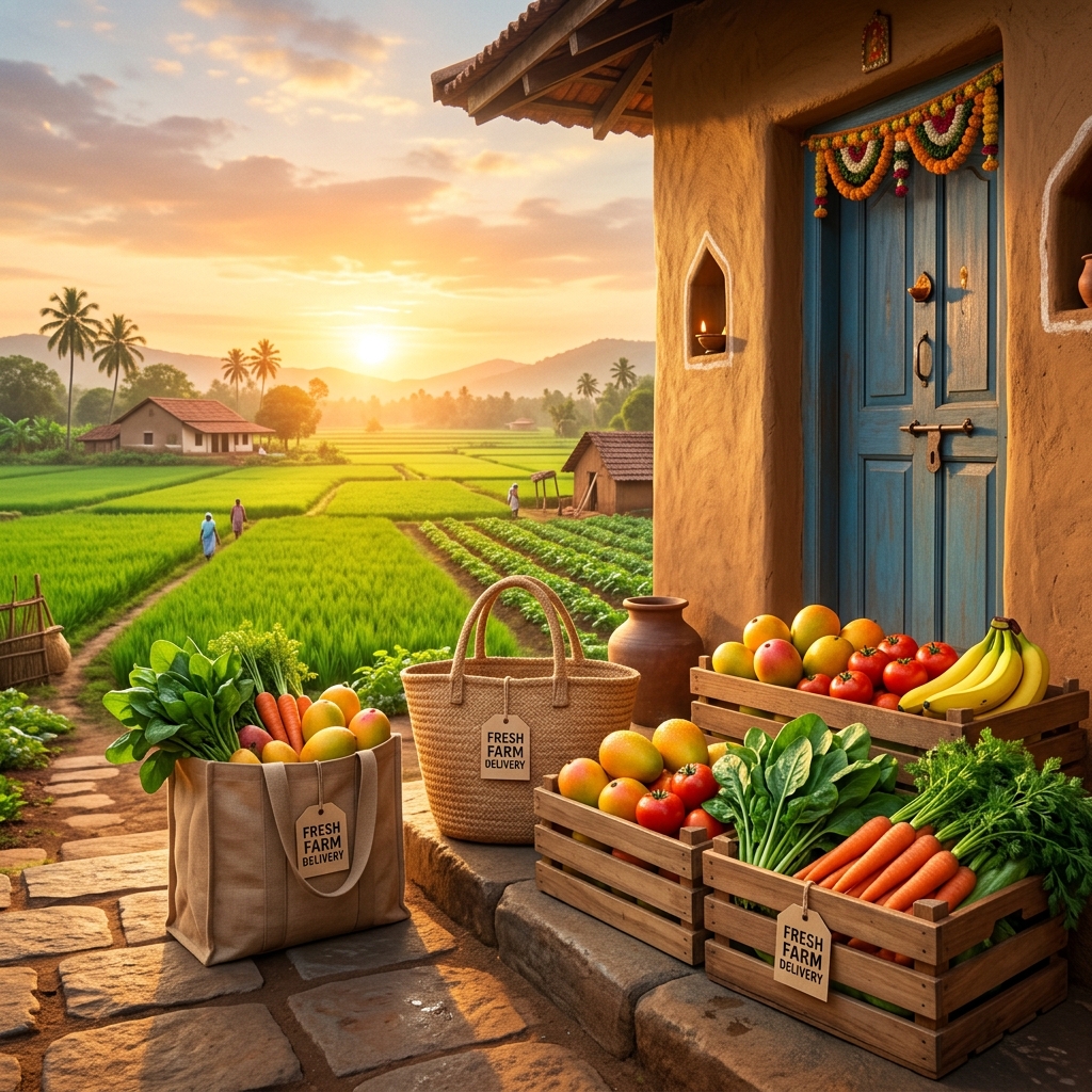 Fresh farm produce delivery
